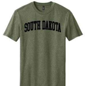 BLACK SOUTH DAKOTA BLOCK TEE