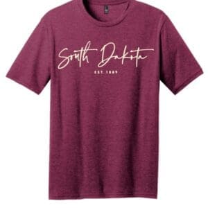 CREAM SOUTH DAKOTA CURSIVE TEE