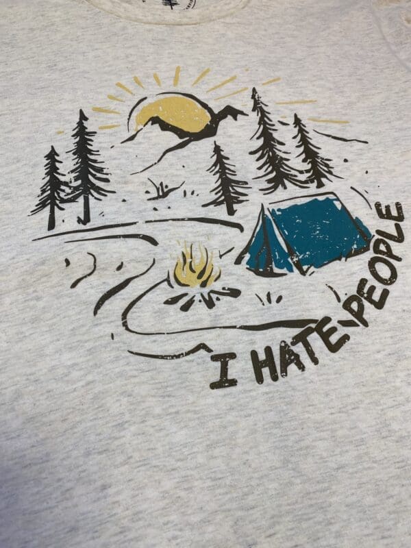 I HATE PEOPLE TEE - Image 2